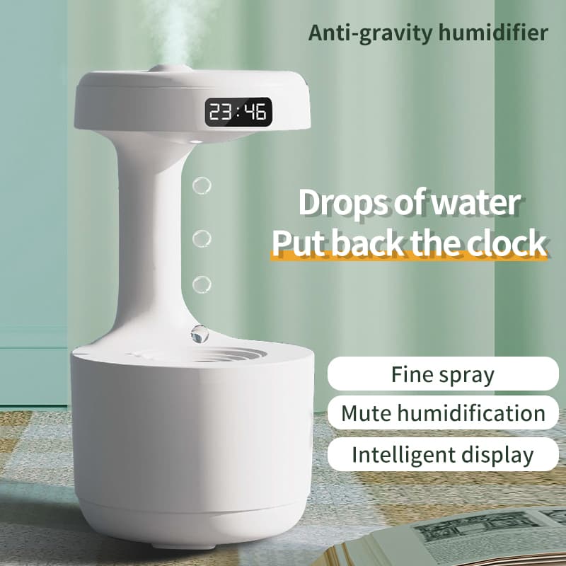 Humidificateur Anti-Gravité Premium — Air Pur et Sommeil Amélioré