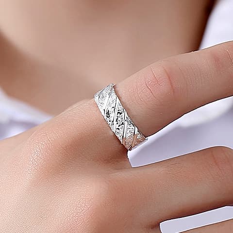 Bague Argent Sterling 999 — Élégance et Style