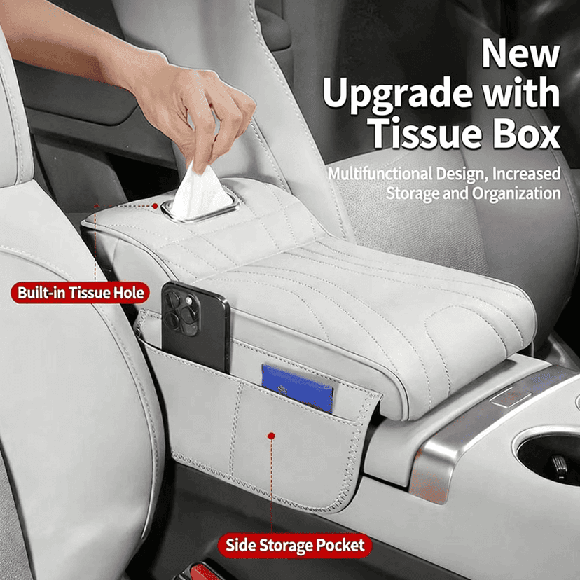 Coussin Console Centrale Voiture — Confort et Protection des Accoudoirs