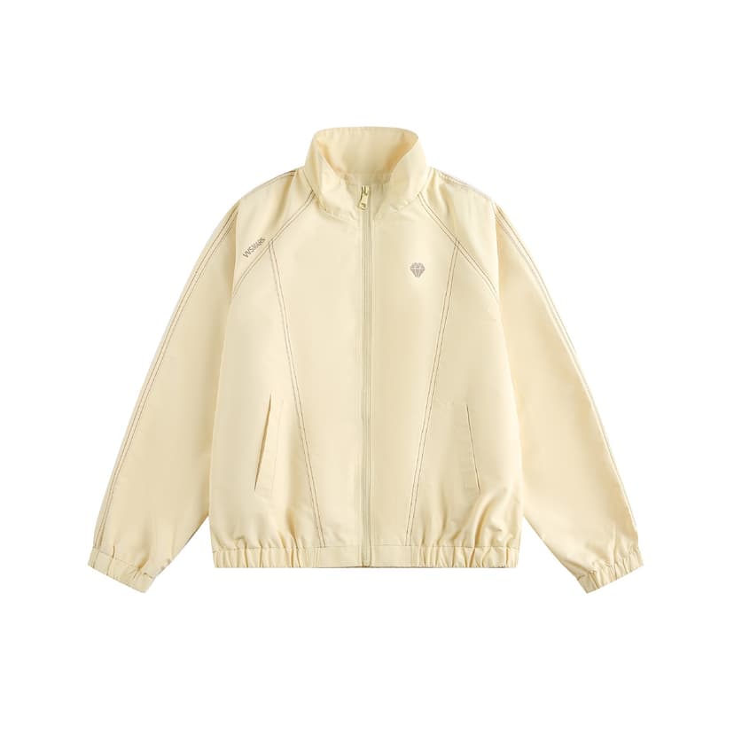 Veste de Sport Zippée Col Rond — Performance et Style