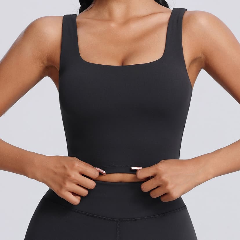 Fitness Tank Top avec Chest Pad — Confort et Style pour le Yoga