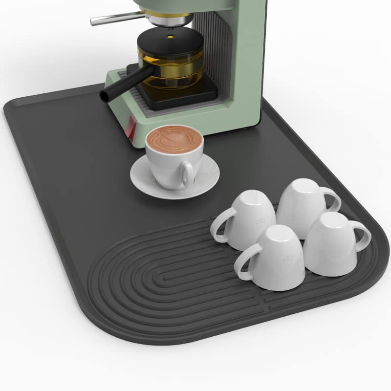 Tapis de Café en Silicone — Élégant et Pratique pour ton Bureau