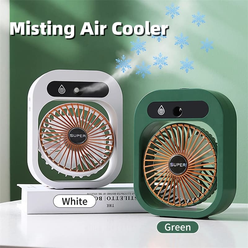 Ventilateur Misting USB — Rafraîchissement Brume et Humidification