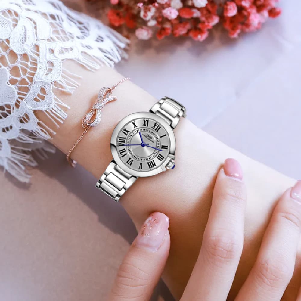 Montre Femme Numéro Romains — Élégance au quotidien