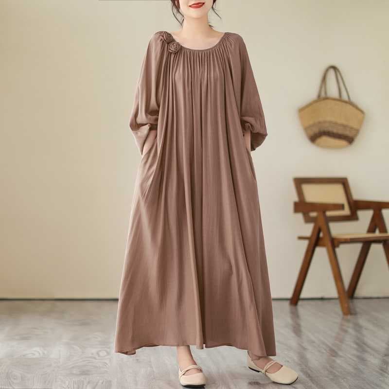 Robe Midi Évasée — Élégance et Confort