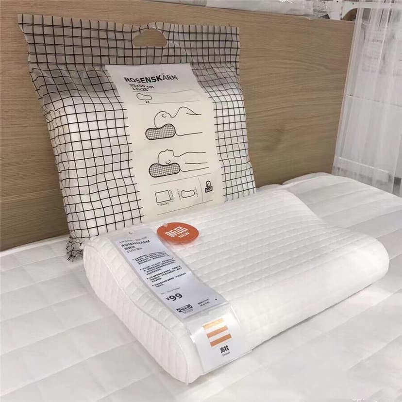 Oreiller Ergonomique à Mémoire de Forme — Sommeil Sans Douleur