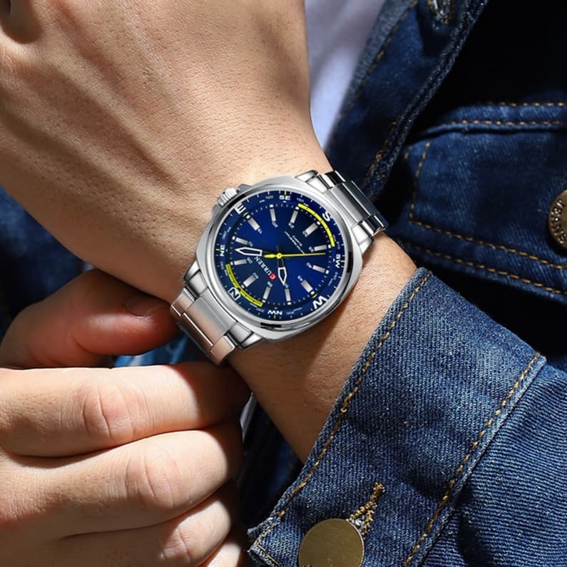 Montre Quartz Homme Acier — Du Casual au Business