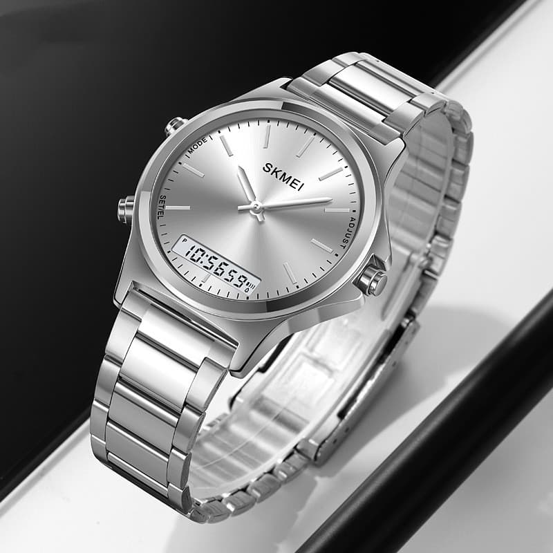 Montre Multifonction Acier Homme — Élégance et Praticité