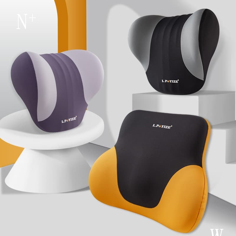 Support Cou Voiture en Mousse Mémoire — Confort pour Longs Trajets